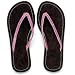 Large Chocolate Brown Faux Suede Flip Flop Sandal