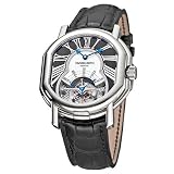 Daniel Roth Tourbillon 200 Hour Power Reserve Mens' XL Watch 18K White Gold White Dial on Black... 