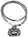 18 Inch Happy Buddha Hematite Bead Necklace