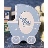 Cute Blue Baby Stroller Frame Favors by Fashioncraft