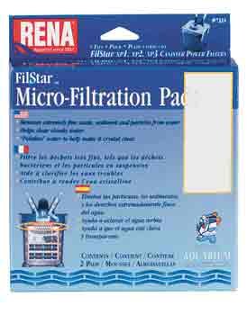 Rena Filstar Micro-filtration Pads 3pk