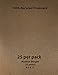 Medium Weight Chipboard (22 Point) - Brown, 8.5 x 11-25 per Pack
