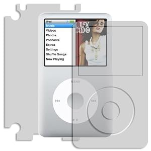 Skinomi TechSkin - Invisible Protector Shield Full Body Skin for Apple iPod Classic 160GB + LIFETIME REPLACEMENTS