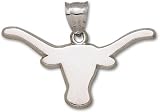 Texas Longhorns Solid Sterling Silver Solid Longhorn Giant Pendant