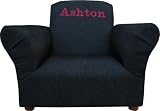 Personalized Upholstered Children Original Chair - Denim