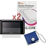 GTMax 2x Clear LCD Screen Protector + Blue SD Micro SD Memory Card Case for ....