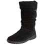 Cougar Women's Vienna Casual Snow Boot,Black Suede,6 M