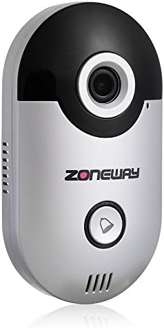 ZONEWAY WIFI Doorbell Video Audio Intercom Phone Wireless Two Way Home Security for iOS &amp; Android