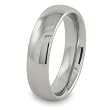 Domed High - Polished Tungsten Carbide Band (6.0mm) - Sizes 5 - 13