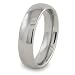 Domed Polished Titanium Band (6.0mm) - Sizes 5 - 13