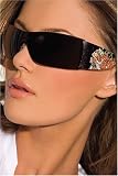 Ed Hardy - Ed Hardy Sunglasses - Tiger Running - Black