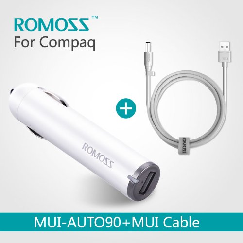 Universal Portable USB Car Charger with Charging Cable for Laptop COMPAQ Presario X1200, Presario X1201AP, Presario X1201US, Presario X1202AP, Presario X1203AP