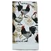 La Provence Red Black & White Roosters Kitchen Print Terry Tea Dish Towel