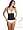 Squeem High Back Waist Cincher (26J) 2XL/Black