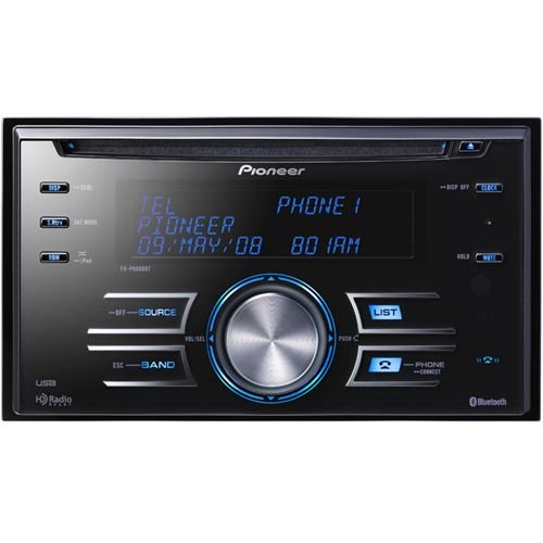 Pioneer FH-P8000BT Double-Din In-Dash CD/MP3/WMA/AAC Receiver with Built-In Bluetooth, iPod Control, and Rear USB Input