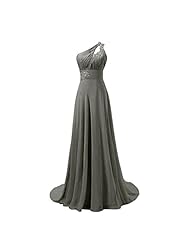 Chiffon One Shoulder Evening Dress/Prom Dress/Party Dress 