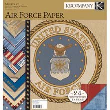 Military 12x12 Double-Sided Scrapbooking Paper Pad: Air Force