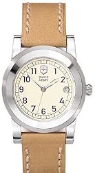 Victorinox Swiss Army Men's 24113 Leather Strap Watch