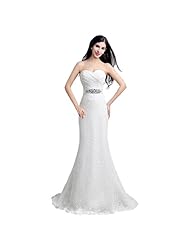 Mermaid Lace-Up  Beaded Sweetheart Satin  Dress With a Bow(s) and a Ribbon  and a Sash 