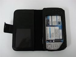 Prima Premium Leather Book Style for Nokia N800-Black