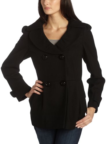1 Madison Women's Ruffle Collar Wool Jacket