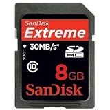 Sandisk 8GB Extreme Class 10 SDHC Card (SDSDX3-008G-A31)