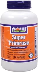 NOW Foods Super Primrose 1300Mg, 120 Softgels