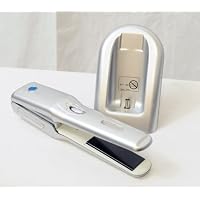 GSI Super Quality Portable Cordless Flat Style Hair Iron, Dual Ceramic Plates, Cradle Docking Station, Carrying Case And Car Charger Included - Great For Travel Or Home Use