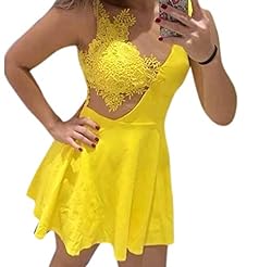 Sexy Strapless Short Flared-Skirt Lace Illusion Vintage Polyester Bodycon Dress/Club Dress/Party Dress/Midi Dress 