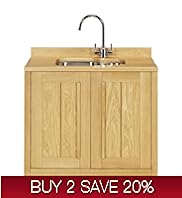 Sonoma Light Kitchen 2 Door Base Unit