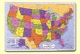 United States Placemat by M. Ruskin