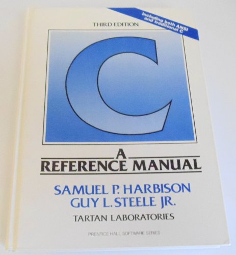 c a reference manual prentice hall software
