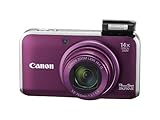 Canon PowerShot SX210IS 14.1 MP Digital Camera with 14x Wide Angle Optical Image Stabilized Zoom and 3.0-Inch LCD (Purple)