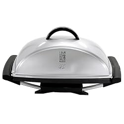 George Foreman GGR201RCDS Rectangular Indoor/Outdoor Electric Grill