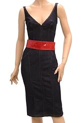 Cotton/Denim/Polyester/Spandex Knee Length  Dress