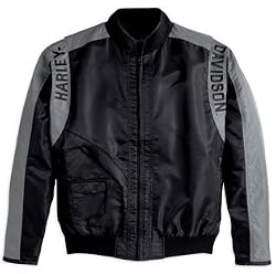 Harley-Davidson&reg; Men's Bar & Shield Logo Nylon Jacket. Embroidery. 98417-08VM