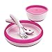 OXO Tot 4-Piece Feeding Set, Pink