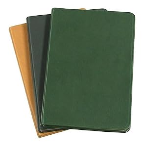 8 Inch Flexible Cover Journal, Genuine Calfskin Leather, Lined Pages, 5-1/2" x 8"