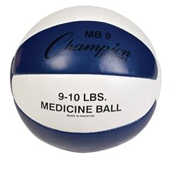 Champion Sports Leather Medicine Ball
