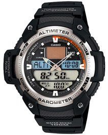 Casio #SGW400H-1BV Men's Twin Sensor Altimeter, Barometer, and Temperature Sports Watch