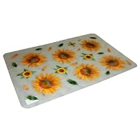 PLACE MAT 4PC set VINYL COUNTRY SUNFLOWER Yellow