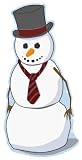 Christmas Snowman Life-Size Standup Poster