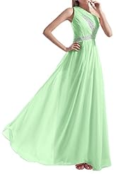 Sheath Chiffon One Shoulder Evening Dress/Bridesmaid Dress 