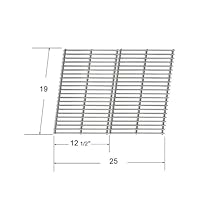 66662 - Bakers and Chefs, BBQ Galore, Brinkmann, Broil-Mate, Charbroil, Capt'n Cook, Charmglow, Grand Hall, Grill Chef, Grill Mate, GrillPro, Members Mark, Sams Club, Sterling and Turbo Gas Grill Replacement stainless steel Cooking Grid