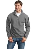 1/4 Zip Sweatshirt with Cadet Collar