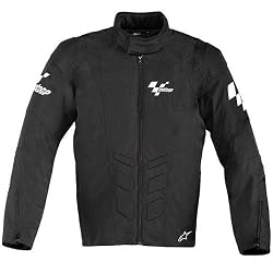 Alpinestars MotoGP Estoril Men's Textile Street Bike Racing Motorcycle Jacket - Black