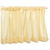 Tadpoles Basics Window Valance - Yellow