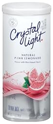 Crystal Light Pink Lemonade, (12-Quart) 2.9-Ounce Canisters (Pack of 6)