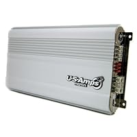 Brand New Us Amps Merlin Series Md-3d 2,000 Watts Rms Competition Class D Mono-block Car Amplifier with Built in Butterworth Crossover, 24 Db Sub-sonic Filter, and Aluminum Heatsink