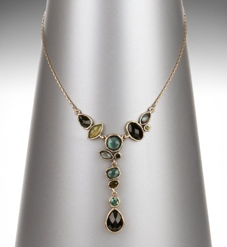 Mixed Stone Y-Shaped Necklace